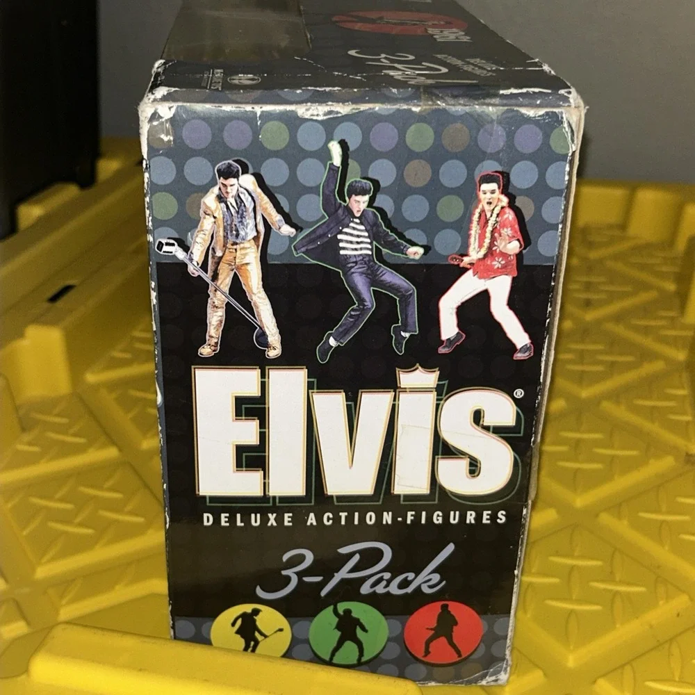 NEW Elvis Presley Deluxe Action Figures 3-Pack: 1956, 1957, 1961 -McFarlane Toys